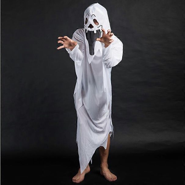 Costume da fantasma bianco, costume da mummia, adulto_voghion.com