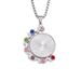hot round diamond necklace pendant new stainless steel necklace factory_voghion.com