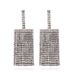 Nuovi orecchini pendenti con nappe quadrate, moda femminile, accessori per gioielli con strass personalizzati, orecchini_voghion.com