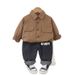 2025 Spring Autumn Children's Clothing Korean Edition, Casual Long Sleeve Shirt, Jeans, Two Piece Set, Handsome And_voghion.com