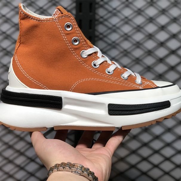 Yeni Run Star Legacy Kalın Tabanlı Beyaz Spor Ayakkabılar Erkekler ve Kadınlar İçin Boy Uzatan Kanvas Moda Kadın Ayakkabıları_voghion.com