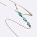 Punk Gold Turquoise Beads Leaf Handmade Mask Chain Anti-Slip Glasses Strap_voghion.com