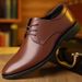 Neue Herren Business Lederschuhe mit weicher Sohle, bequemer formeller Schuh, lässig, vielseitig, Arbeitsschuhe, modisch, leichte Herrenschuhe Homme_voghion.com