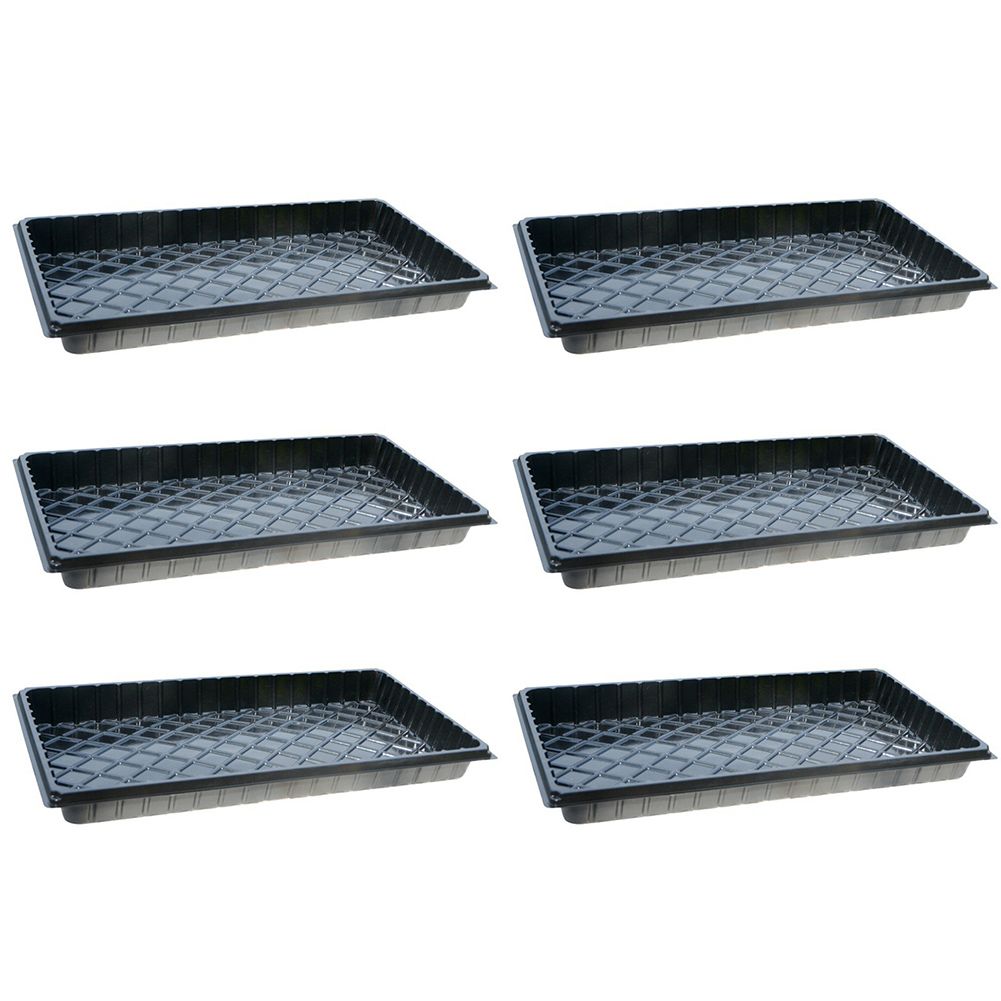 6Pcs Plant Germination Tray Growing Plate Plants Starter For Gardening Starting Garden Supplies Nursery Trays_voghion.com