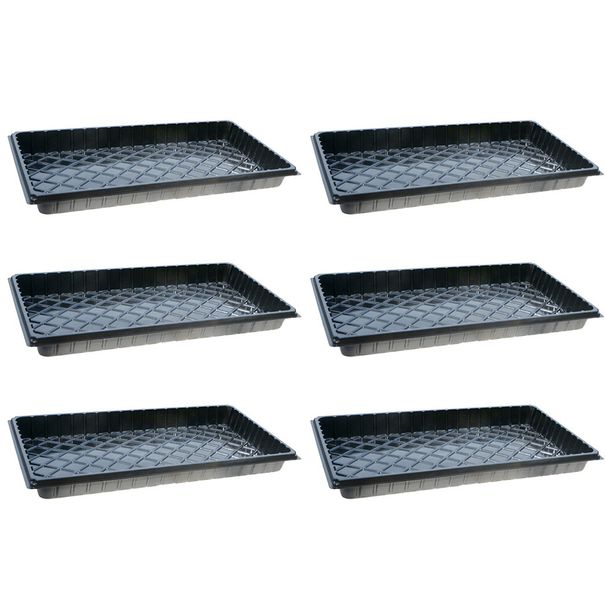6Pcs Plant Germination Tray Growing Plate Plants Starter For Gardening Starting Garden Supplies Nursery Trays_voghion.com