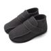 ZiwaGe Mid-High Top Warm Cotton Shoes Double Layer Hook And Loop Adjustable Size Comfortable For Wide Feet_voghion.com