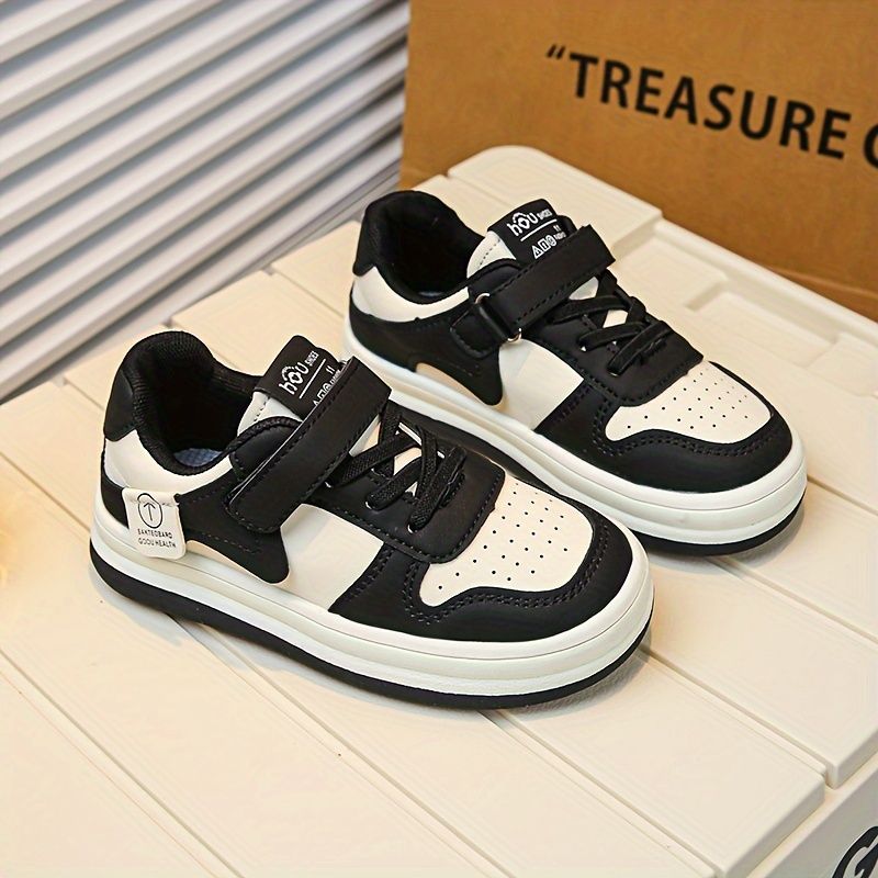Boy's Trendy Skate Shoes, Comfy Non Slip Casual Soft Sole Sneakers For Kids Outdoor Activities_voghion.com