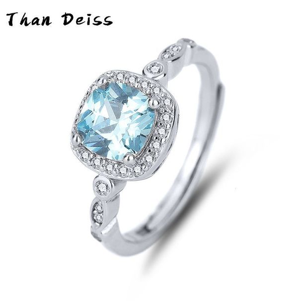 Collana in argento puro con ciondolo a forma di oceano, cuore blu, set di tre pezzi di bigiotteria alla moda_voghion.com