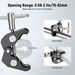 NEEWER Clamp 3/8" Thread and 9.8 inches/25cm Adjustable Magic Arm with 1/4" Screws for Flash/LED Light/Microphone_voghion.com
