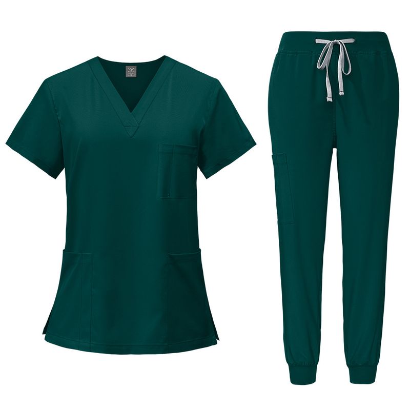 Women's Clothing Work Uniforms Beauty Spa Pet Hospital Dental Operating Room Wash Clothes Split Suit_voghion.com