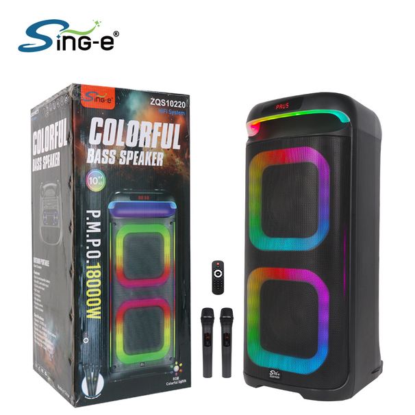 ZQS1022 Bluetooth kõlar Kõrge helikvaliteetne subwoofer Kodu elutoa ruumilise heli kõlar_voghion.com