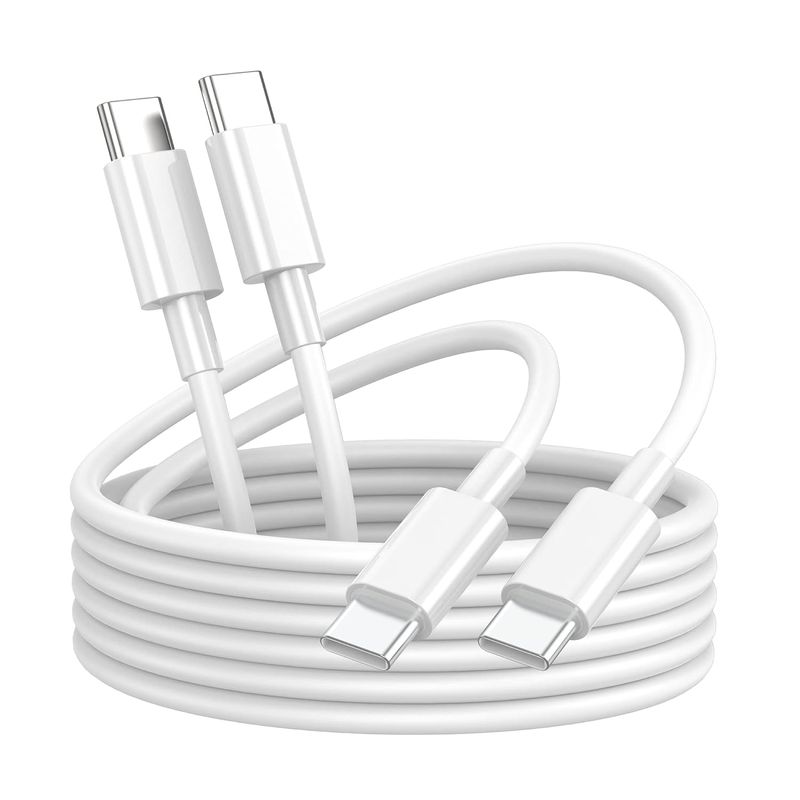 6ft USB-C To USB-C Cable - Fast Charge Power Cord For IPhone 16/15 Pro Max_voghion.com