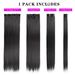 Damenperücke 7-teiliges Set zur Steigerung des Haarvolumens, Naturhaar-Extensions, Chemiefaser, 22 Zoll_voghion.com