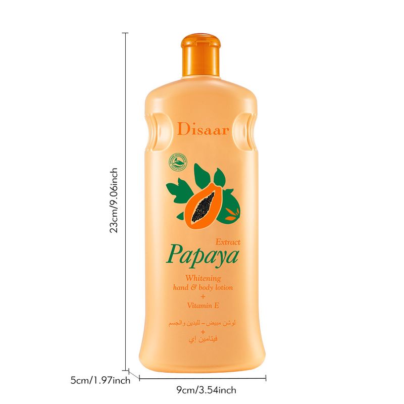 Disaar Papaya und feuchtigkeitsspendende aufhellende Körperlotion_voghion.com