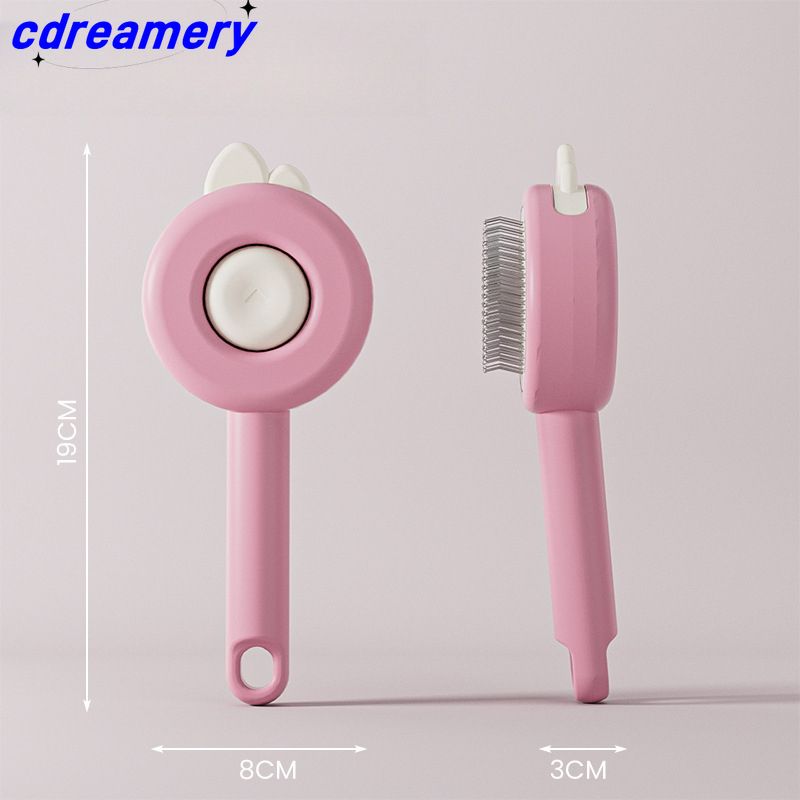 Profesionāls kaķu un suņu kopšanas rīks mezglu noņemšanai un apmatojuma peldēšanai, kaķu apmatojuma tīrītājs, kaķu masāžas garu apmatojuma ķemme, suņu atmatošanas birste_voghion.com