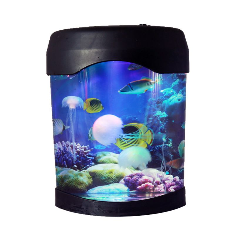 Lampe de réservoir de méduses à LED, veilleuses colorées pour aquarium, lampe de chevet, lampe pour enfants, lumières décoratives_voghion.com