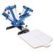 DoubleLayer 54x45cm 4 Positioning Station Screen Printing 1 21.2x17.7in Press Color Machine Screen Silk Printing Rotable 360°_voghion.com