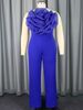 Women's large size three-dimensional mesh party dress Jumpsuits_voghion.com