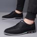 Herren Brogue Lederschuhe Business Casual Oxford Schuhe mit bequemer Sohle_voghion.com