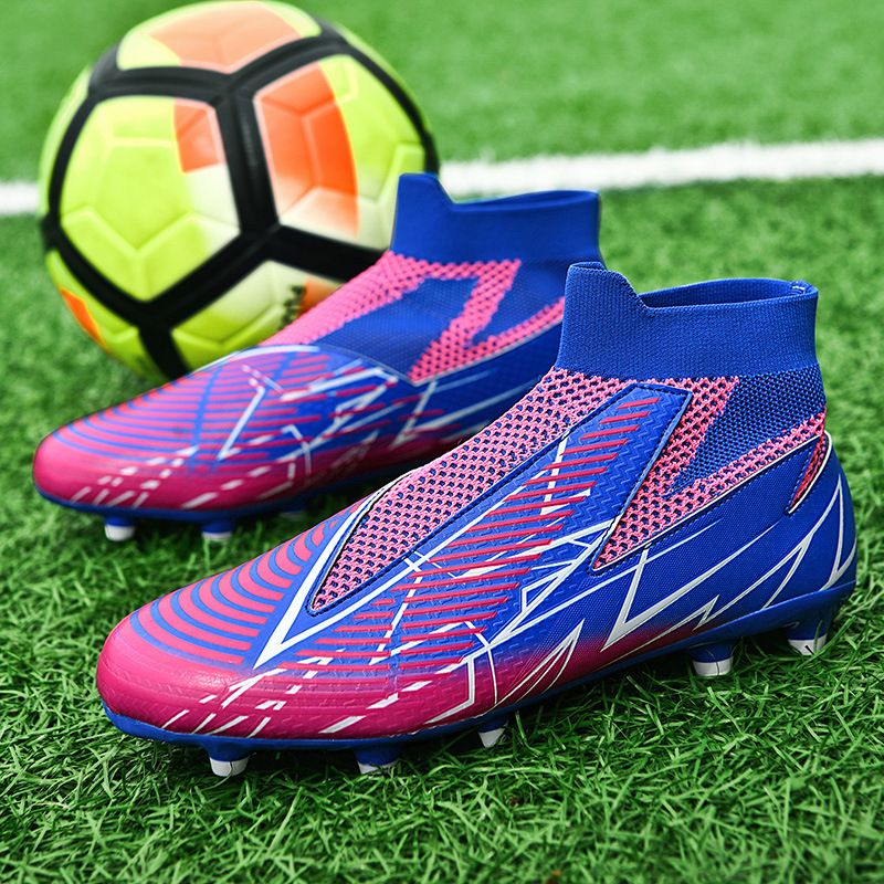 Neu High top fußball schuhe jungen und mädchen studenten gebrochen TF erwachsene spiel lange nägel für_voghion.com