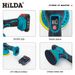Lucidatrice a batteria HILDA da 6 pollici e 21 V per la cura, la ceratura e la lucidatura dell'auto: leggera e potente con velocità regolabile_voghion.com