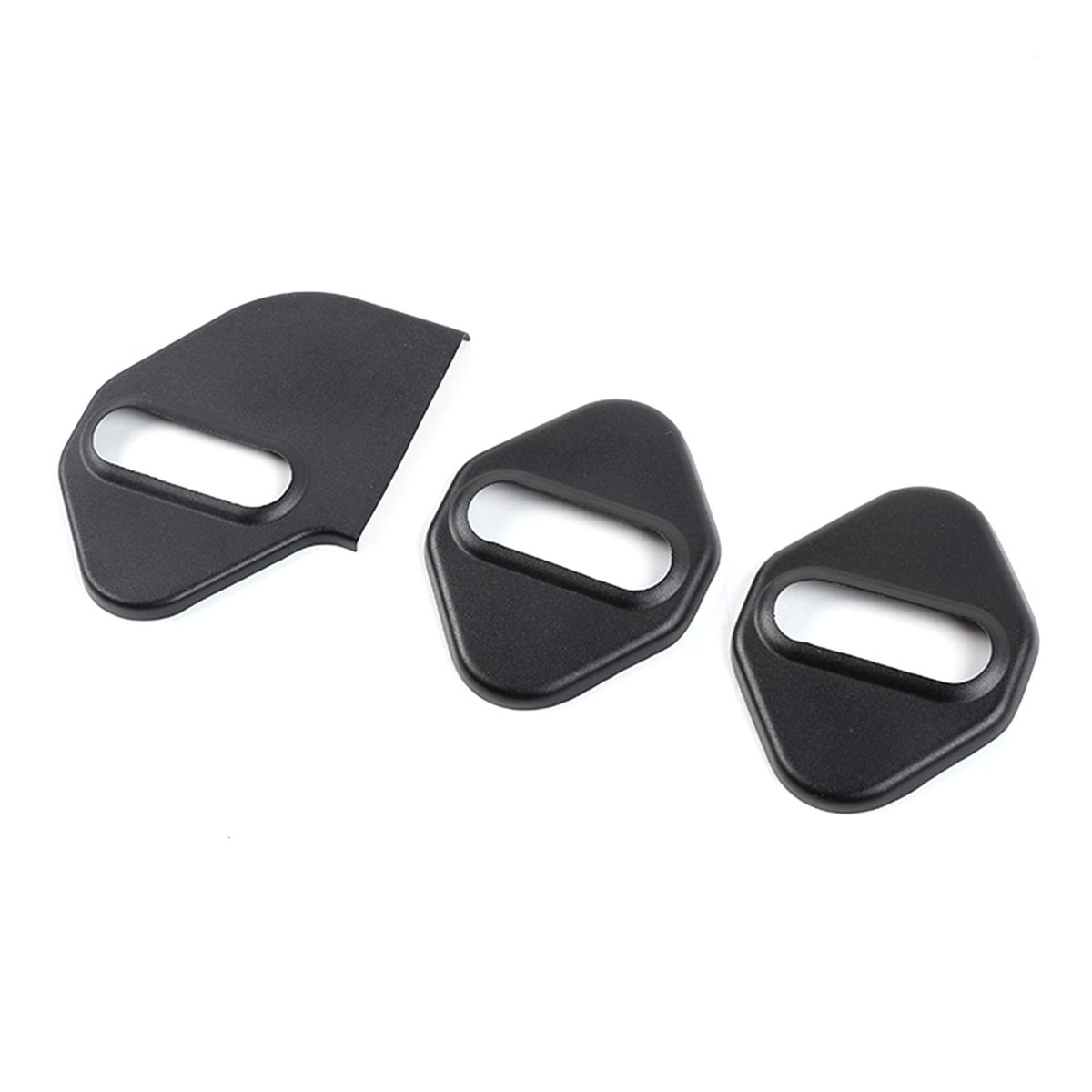 Suzuki Jimny 2019 2020 2021 Dış Aksesuarlar için Araba Kapı Kilidi Koruyucu Dekorasyon Kapağı Çıkartmaları (Siyah)_voghion.com