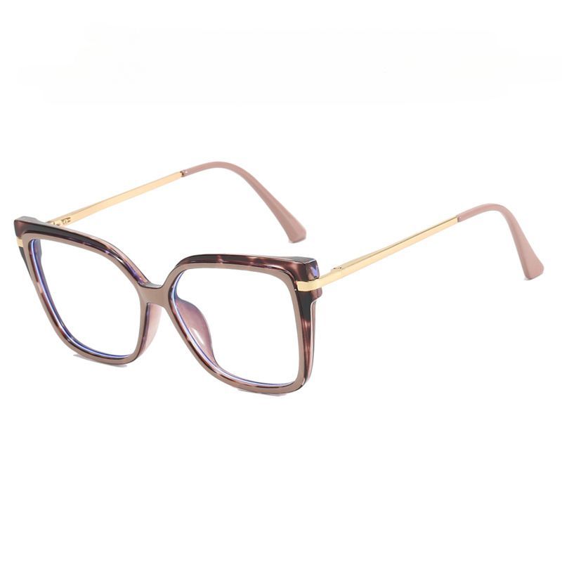 Square flat new women's anti-blue light ins eyeglasses frames for photos_voghion.com