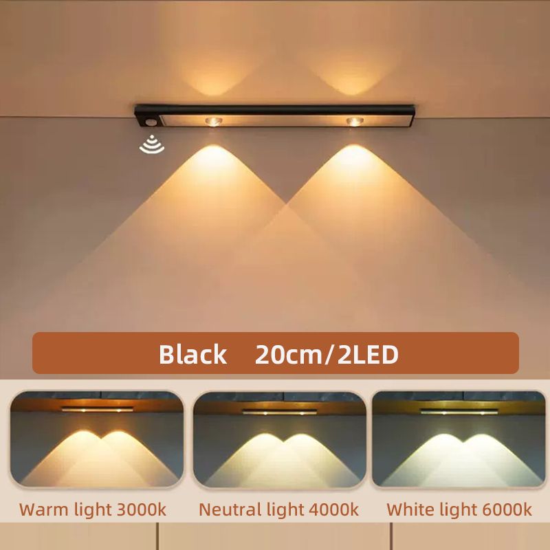 Motion Sensor Wireless Ultra Thin Night USB LED Wine Cooler Light For Kitchen Cabinet Bedroom Wardrobe Indoor Lighting_voghion.com