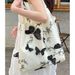 three-dimensional Embroidered Butterfly Canvas Students Shoulders Large Capacity Handbags Fashionable Versatile Leisure Daily_voghion.com