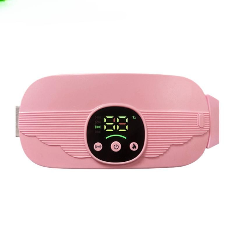 1 Stück Menstruations-Heizkissen, Bauchmassagegerät, warmer Palastgürtel, Taillen-Vibrationsmassagegerät zur Linderung von Krämpfen und Periodenschmerzen XYZ_voghion.com