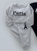 Kid's Clothing Autumn 2024 new ins children's clothing boys and girls trendy round neck letter long sleeved sweater sports suit_voghion.com