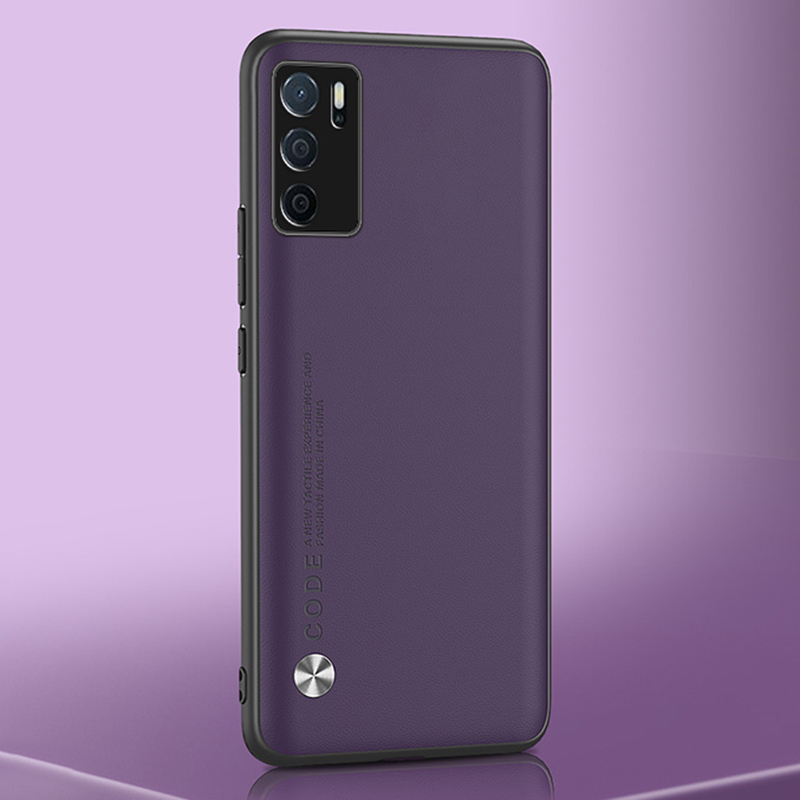 Custodia per telefono in pelle di lusso per OPPO A54S A16S A16 S Reno 6 Lite Custodia protettiva in silicone per cover posteriore per OPPO 6 Pro Plus 5_voghion.com