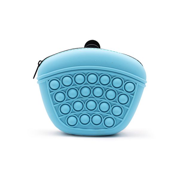 Neue Haustier-Silikon-Hundefutter-Tasche für den Außenbereich, tragbar, tragbar, Hundetraining, Hund, zu Fuß, Fütterung, Taillentasche, Snack-Tasche_voghion.com