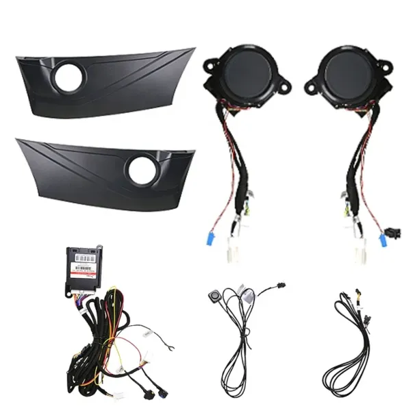 Altoparlante tweeter sollevabile per Toyota Alphard 16-21, stereo elettrico per auto con lampada d'atmosfera, accessori per l'aggiornamento audio per auto_voghion.com