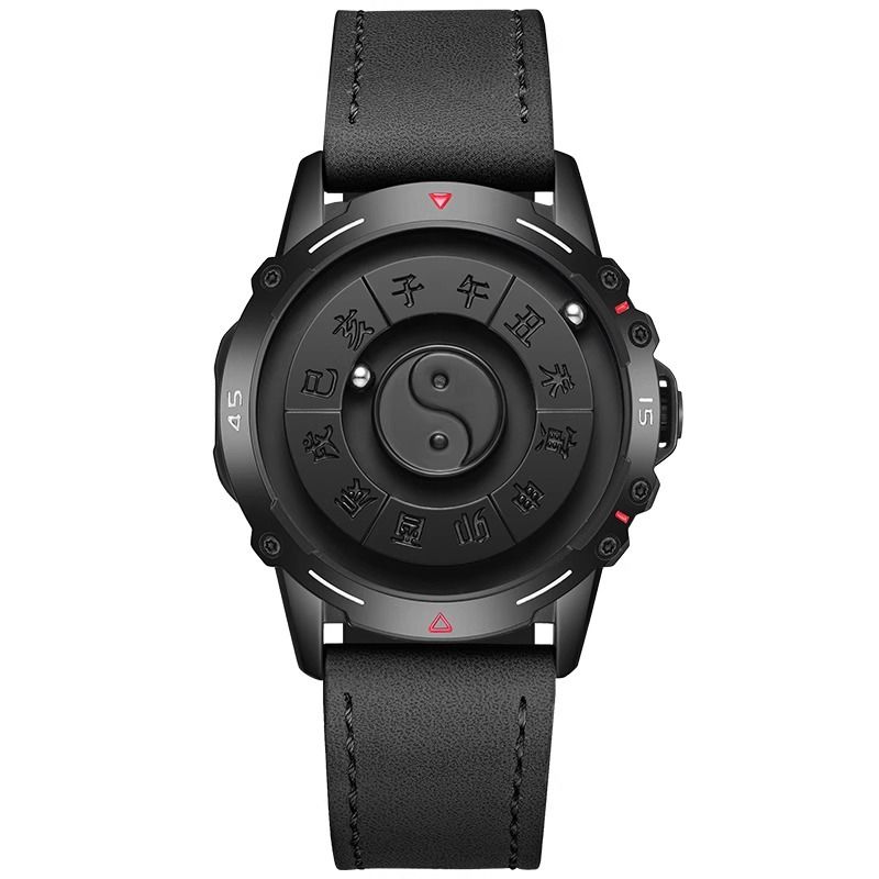 DOM Black Technology For Men And Women, New Concept, Personalized Creative Magnetic Levitation Twelve-Hour Eight-Trigram_voghion.com