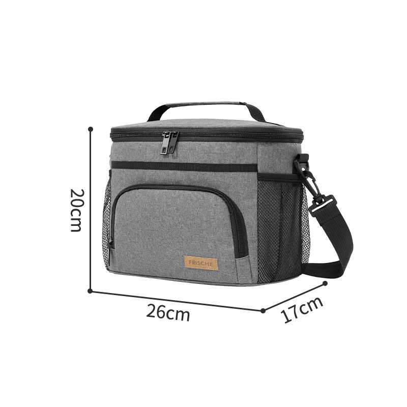 Camping Insulation Bag, Hand-held Oxford Cloth PEVA Ice Pack, Large Capacity, Thick Insulation, Picnic Lunch Bag_voghion.com