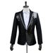 CT Photo Studio Portrait Black And White With Colorful Diamonds Host Formal Wear Singer Men's Performance Suit New Style_voghion.com