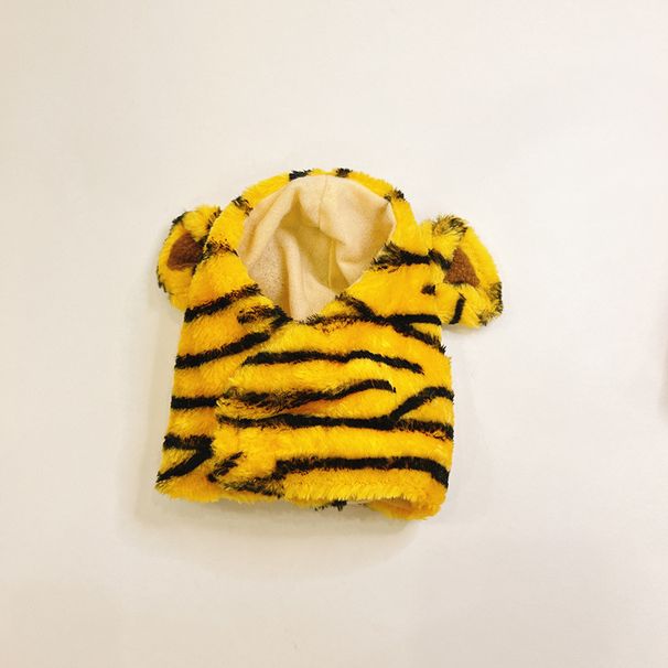 Petit Tigre Coiffe Chat Mignon Chien Drôle Transformation Costume Animal De Compagnie Chapeau Vêtements_voghion.com