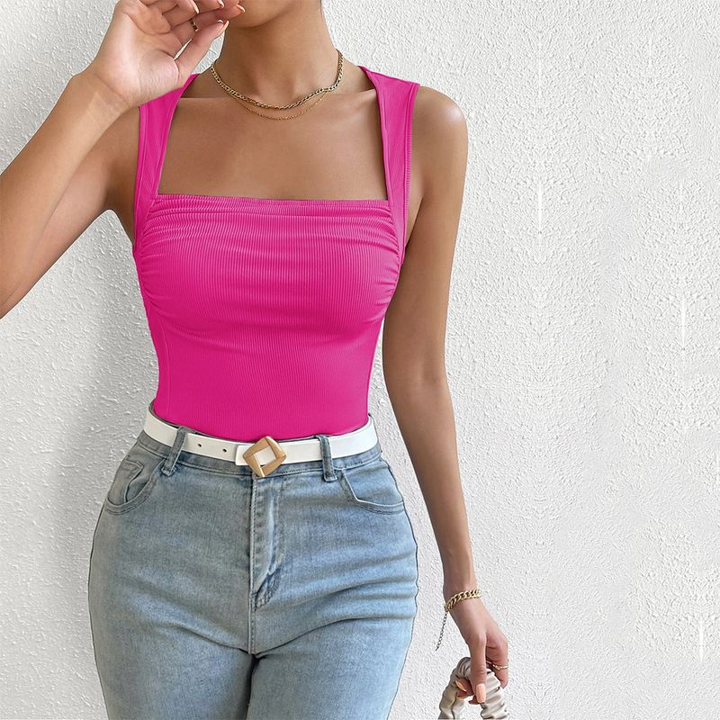 Mode Neue Sexy Schlank Temperament Vielseitige Ärmellose Gestrickte Elastische Weste Tops Für Alle Jahreszeiten_voghion.com