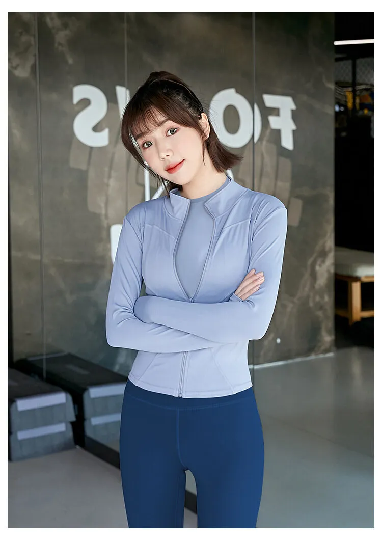 SUPERFLOWER Women Yoga Set Sports Suit Seamless Workout Running Legging T-shirt Coat Bra Set 2-4 Piece_voghion.com