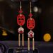 Xiaodeng Xiaodeng New Pendant Festive Peace Joy Rearview Mirror Hanging Creative Wealth Car Interior Accessories_voghion.com