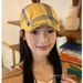 Plaid Beret Damen Sommer Süße Coole Retro Art Raw Painter Hut Dünn Atmungsaktiv Entenzunge Vorwärts Hut_voghion.com