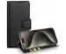 For 16 Pro Case, Hanman Wallet Leather Flip Magnetic Stand Case Cover (Black)_voghion.com