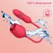 TLUDA Rose Toy Tongue Vibrator With G Spot Vibrator Vibrating Egg For Women Red_voghion.com