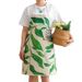 Cross-Border Special For Linen Printing Large Size Waterproof Home Antifouling Apron Overalls A Generation Of Hair_voghion.com