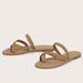 Women's Slippers new style rattan fashionable flat-soled flip-flops, comfortable beach sandals, European and American large sizes in stock, Plame_voghion.com