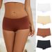 Women's Intimates Seamless Boxer Briefs Comfortable And Breathable Can Be Worn Outside Without Curling Mid Waist Ice Silk Boxer Briefs_voghion.com