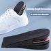 BeautyLife 1 Pair Increase Height Insoles Invisible Air Cushion Eco-friendly Women's Men's Multi-Layer Booster Pads_voghion.com