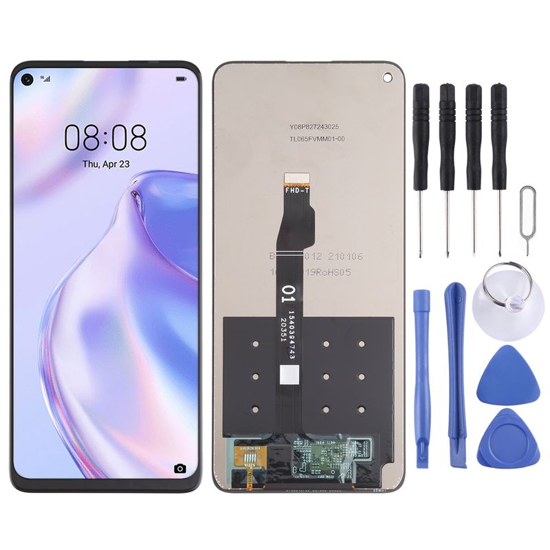 Original LCD Screen For Huawei P40 Lite 5G With Digitizer Full Assembly(Black)_voghion.com