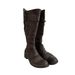 Wilderness Style, Wrinkled Long Boots For Women, Multifunctional Round-Toe Low-Heel Retro Riding Boots, New For Fall/Winter 2025_voghion.com